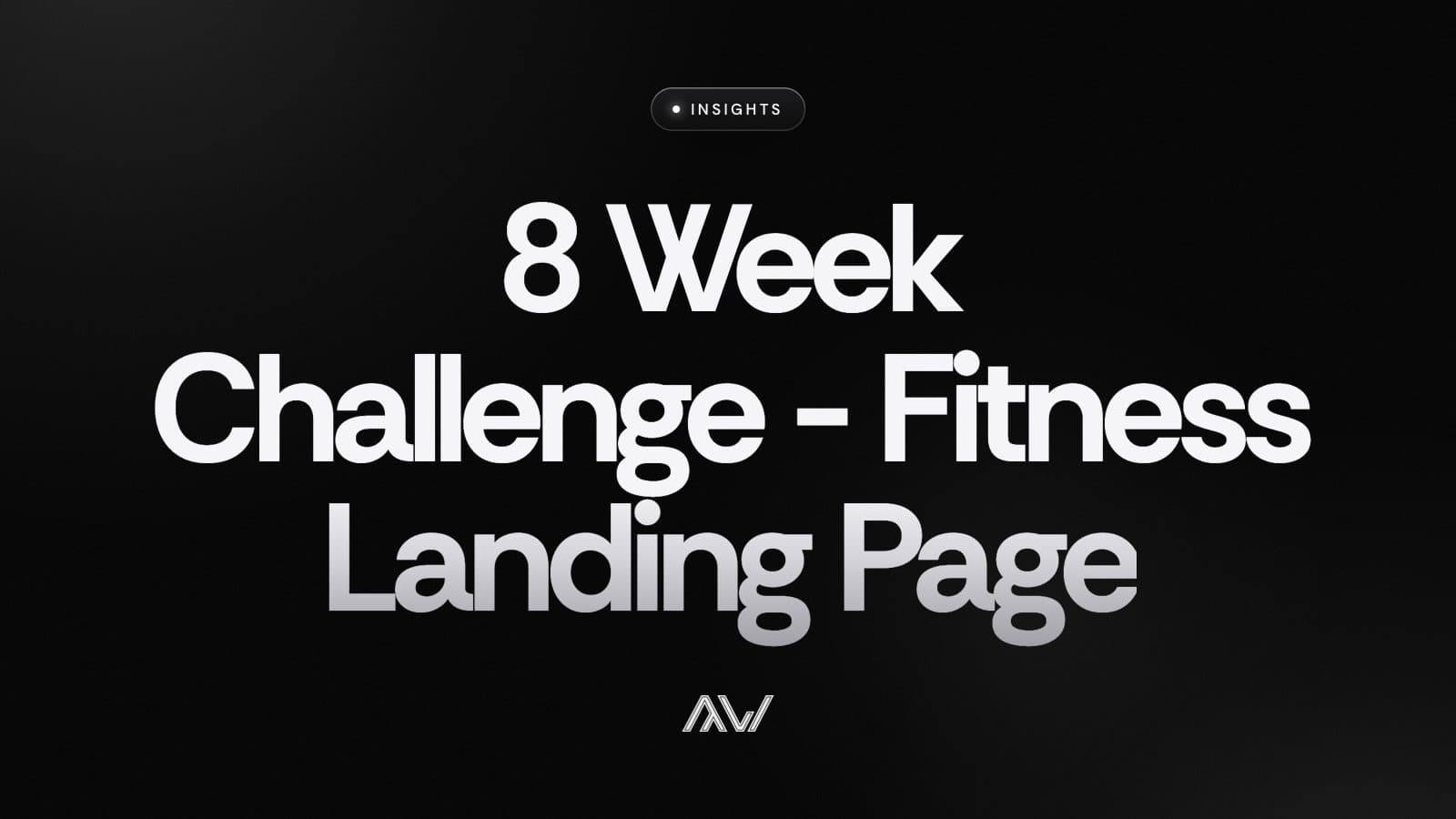 8 Week Challenge - Fitness Landing Page