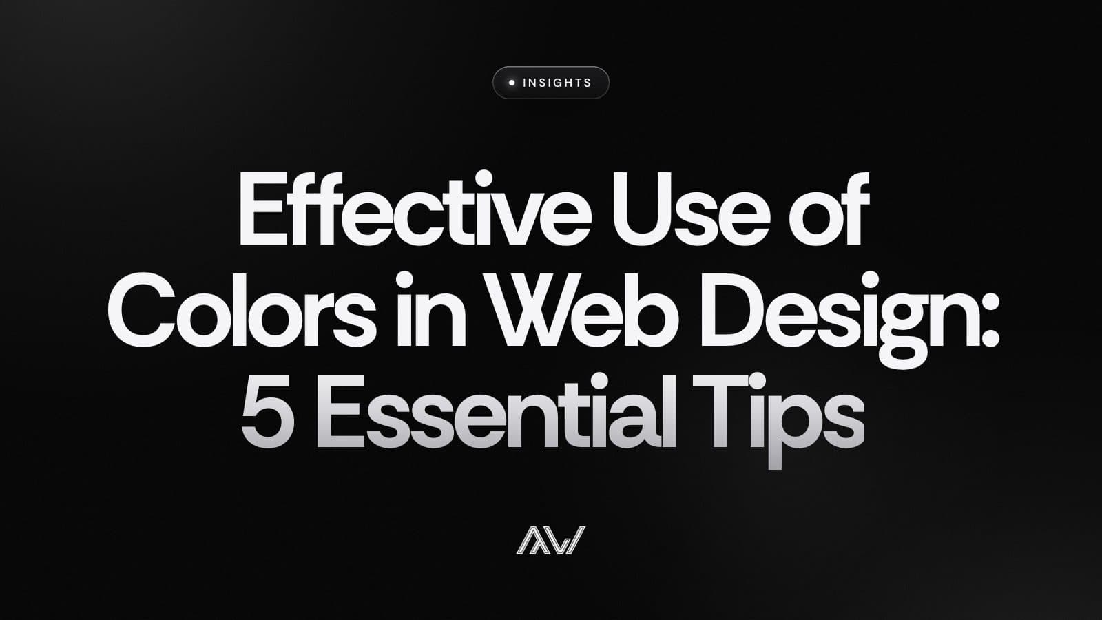 Effective Use of Colors in Web Design: 5 Essential Tips