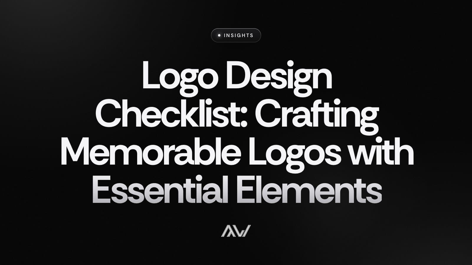 Logo Design Checklist: Crafting Memorable Logos with Essential Elements