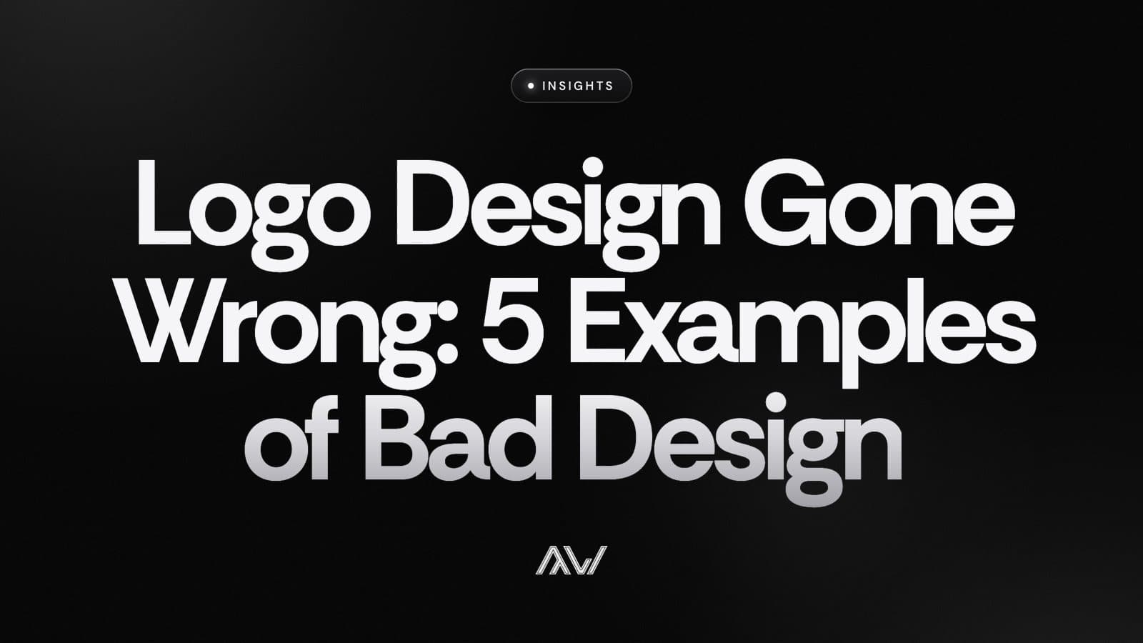 Logo Design Gone Wrong: 5 Examples of Bad Design
