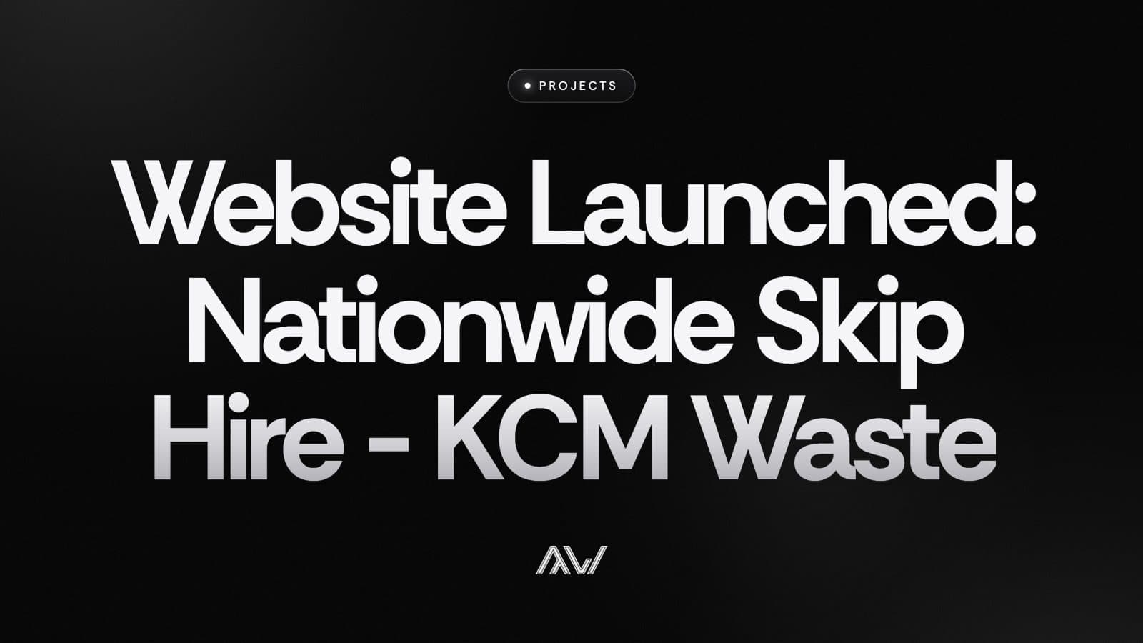 Website Launched: Nationwide Skip Hire - KCM Waste