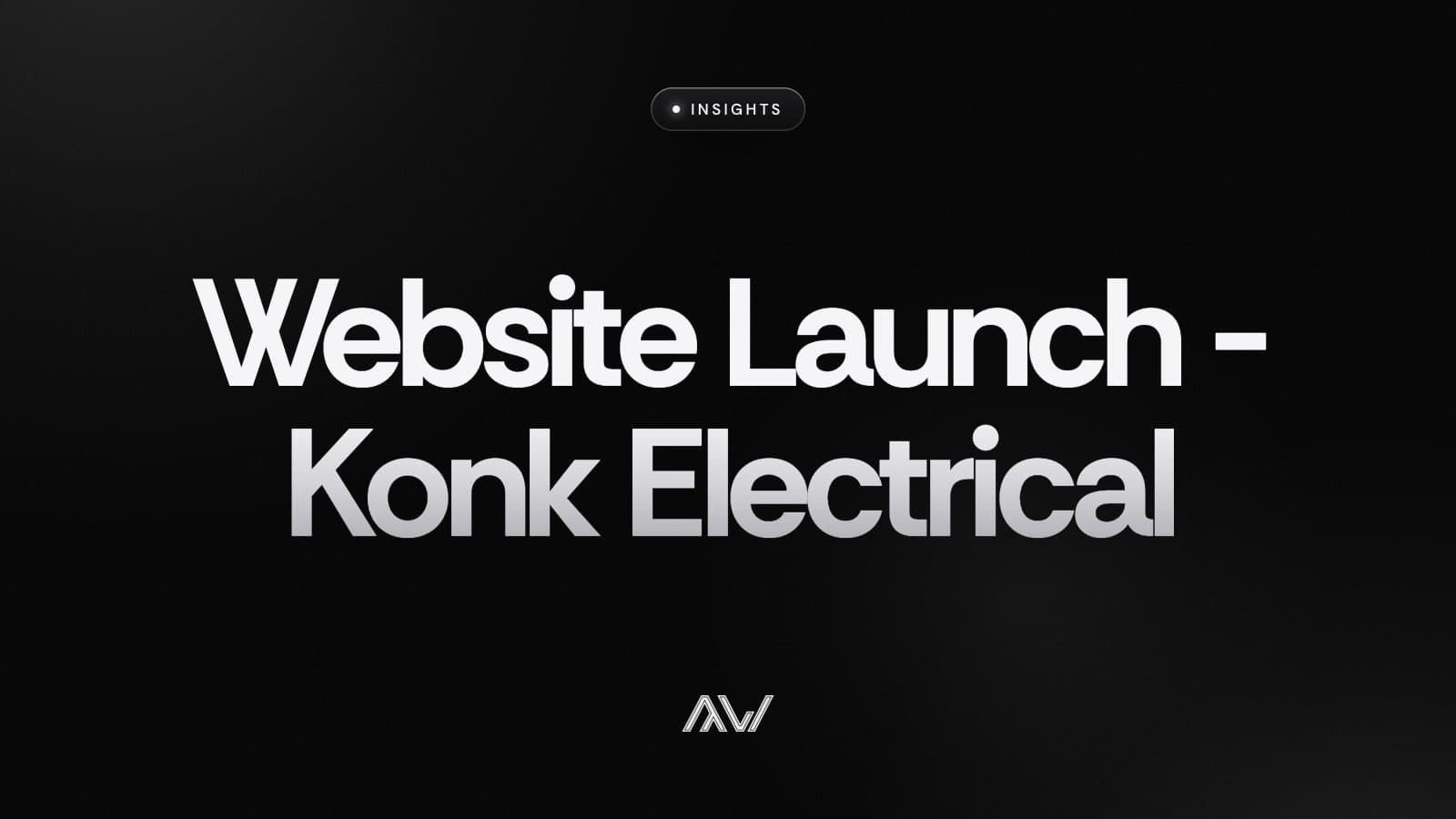 Website Launch - Konk Electrical