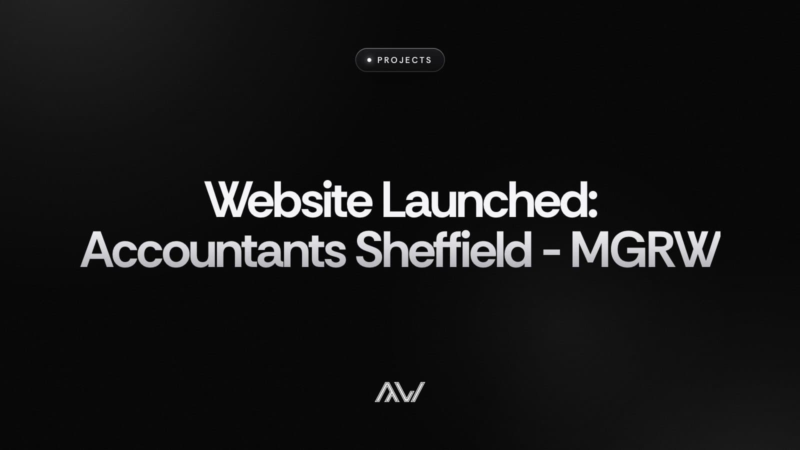 Website Launched: Accountants Sheffield - MGRW