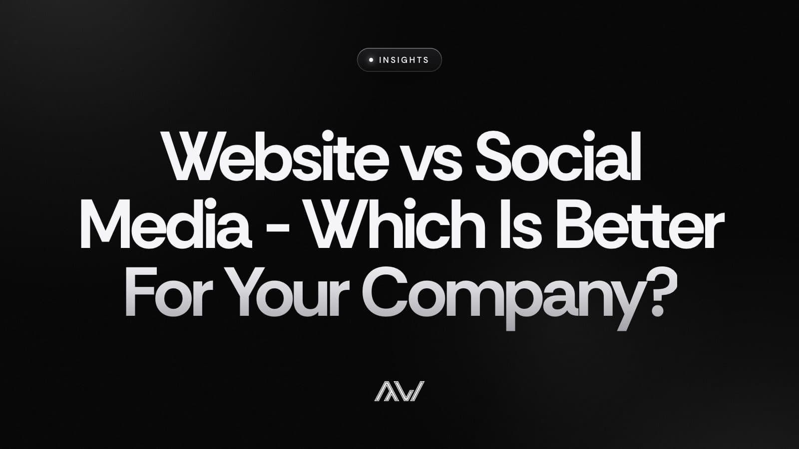 Website vs Social Media - Which Is Better For Your Company?