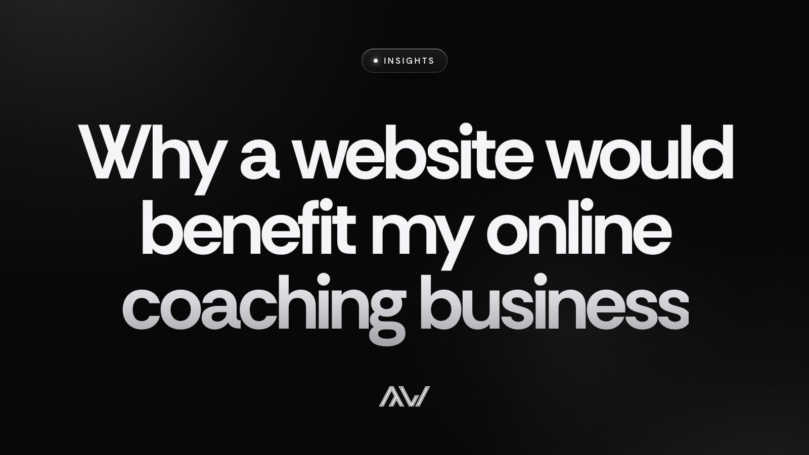 Why a website would benefit my online coaching business
