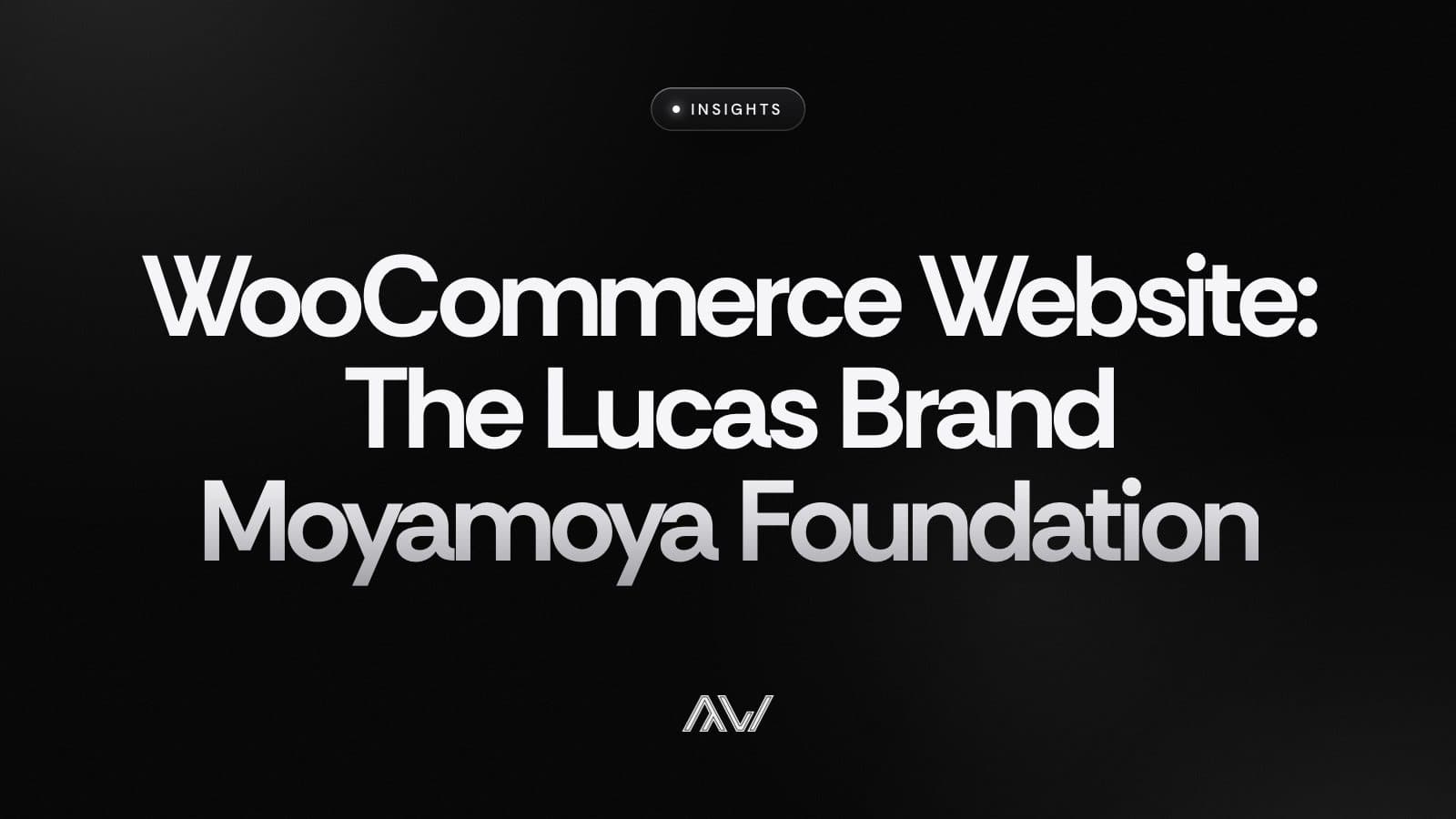WooCommerce Website: The Lucas Brand Moyamoya Foundation