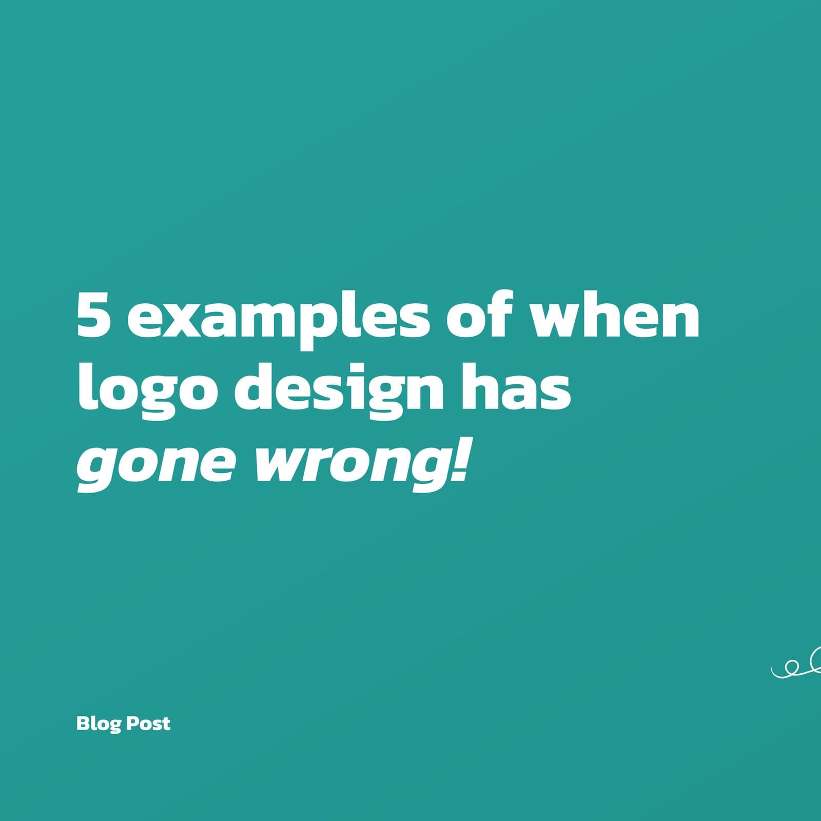 Logo Design Gone Wrong: 5 Examples of Bad Design