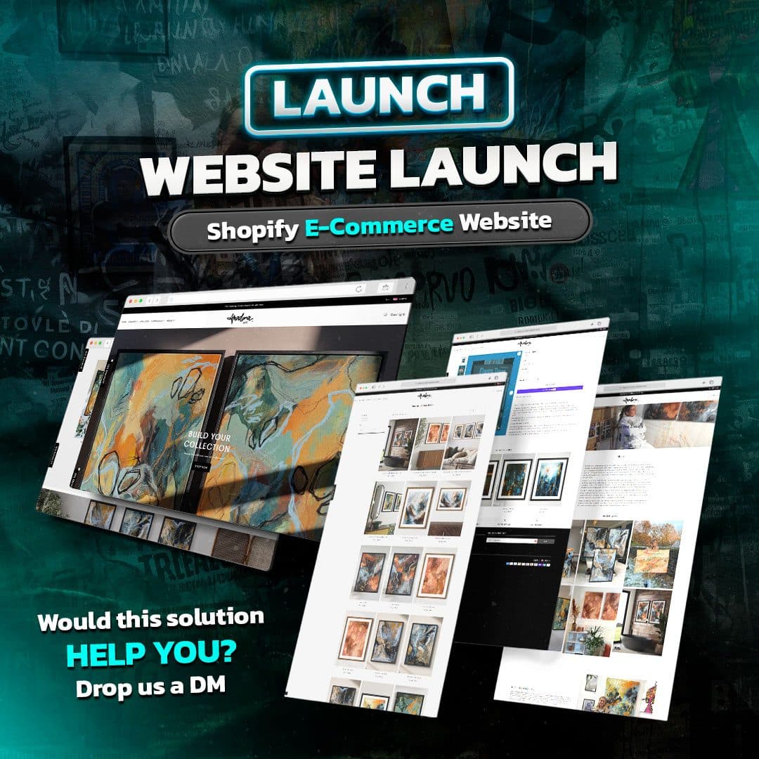 Shopify Website Design - Website Launch for Amadora Arts