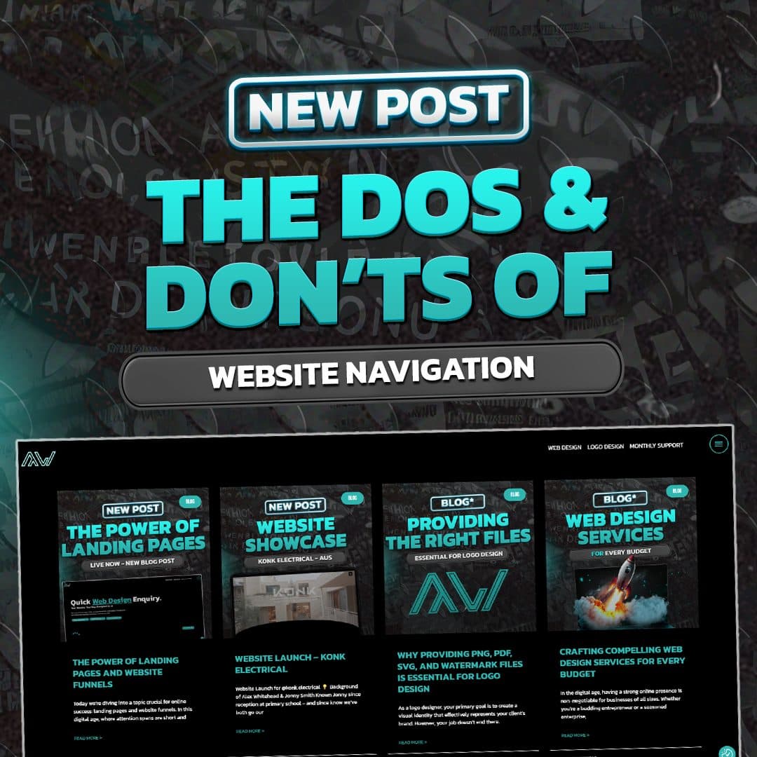 The Dos and Don’ts of Website Navigation Design