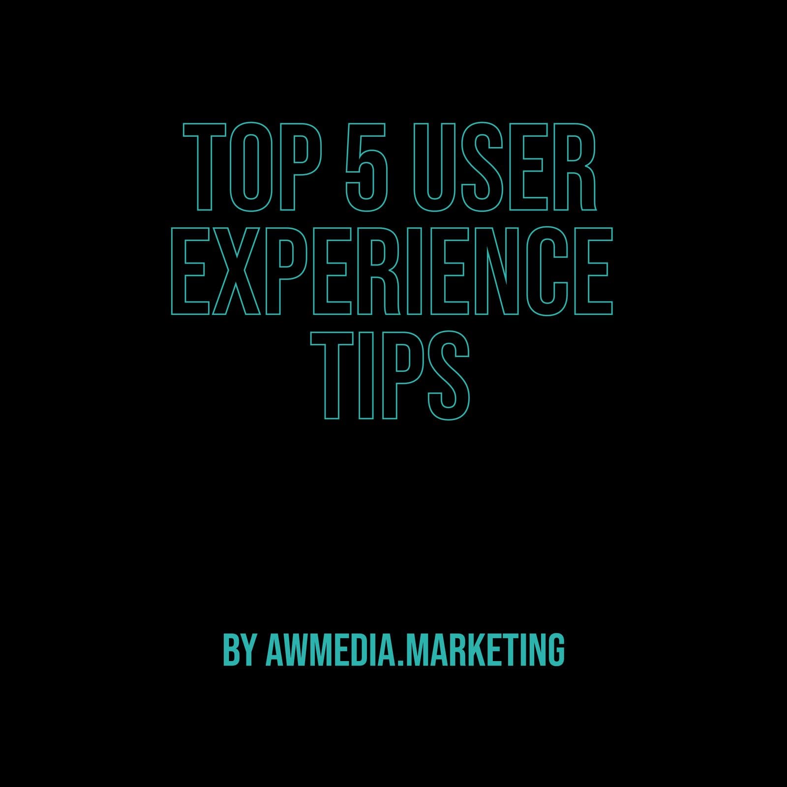 Top 5 User Experience Tips for Web Designers