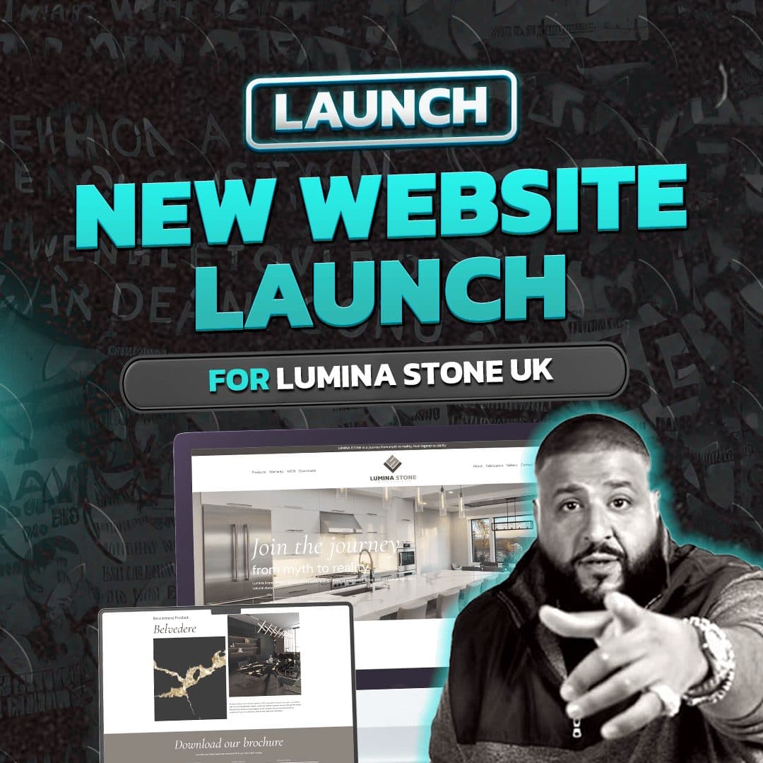 Website launch for LUMINA STONE UK
