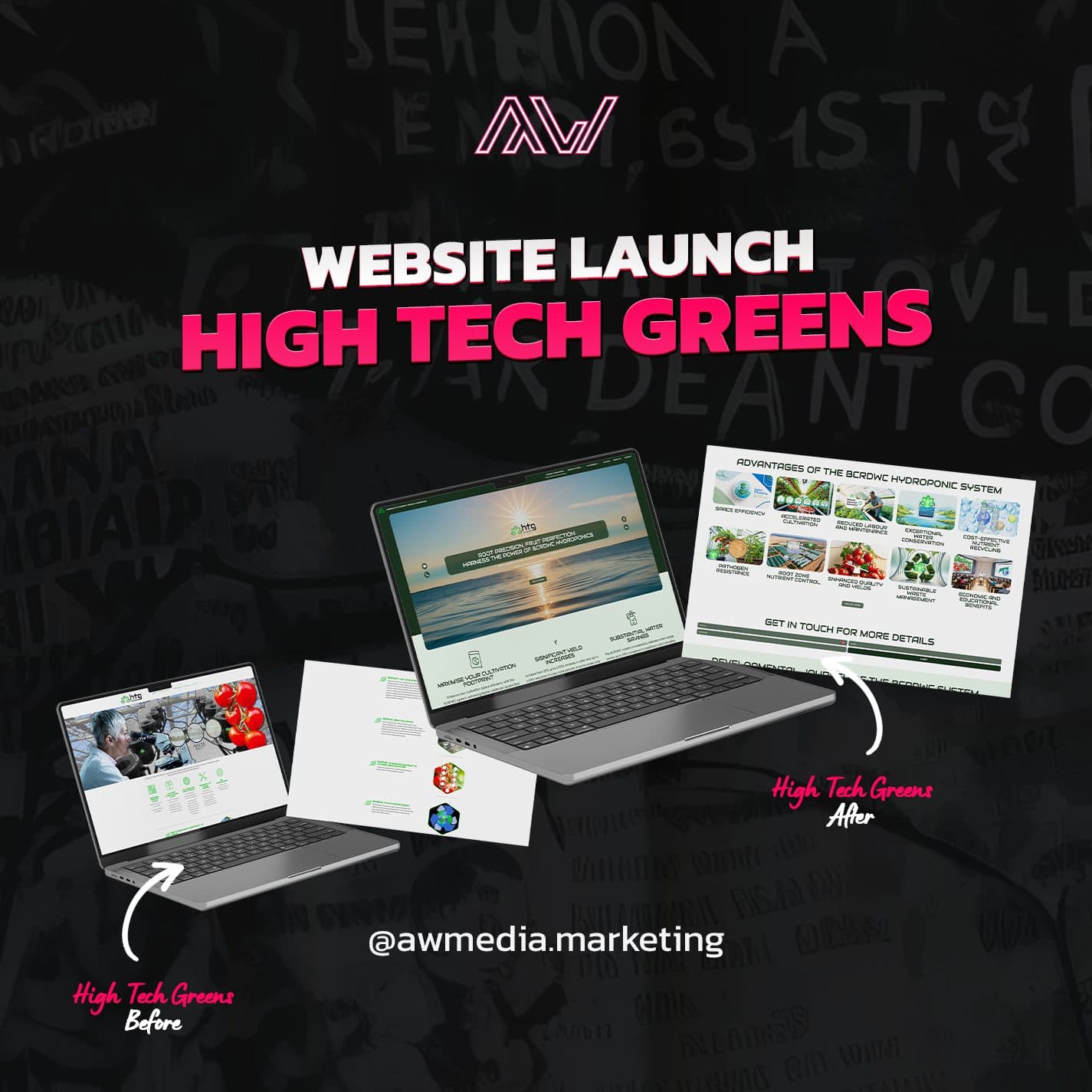 Website Launch - High Tech Greens