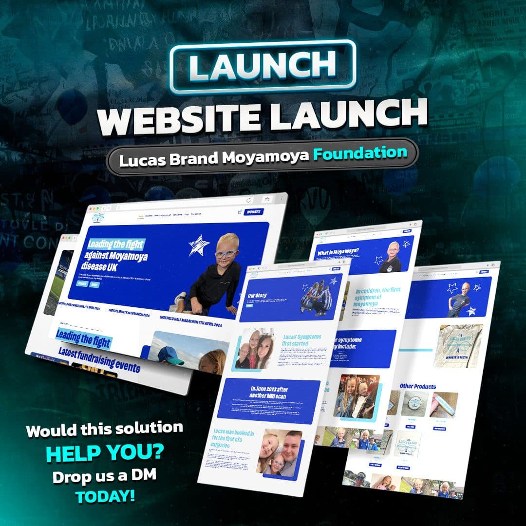 WooCommerce Website: The Lucas Brand Moyamoya Foundation