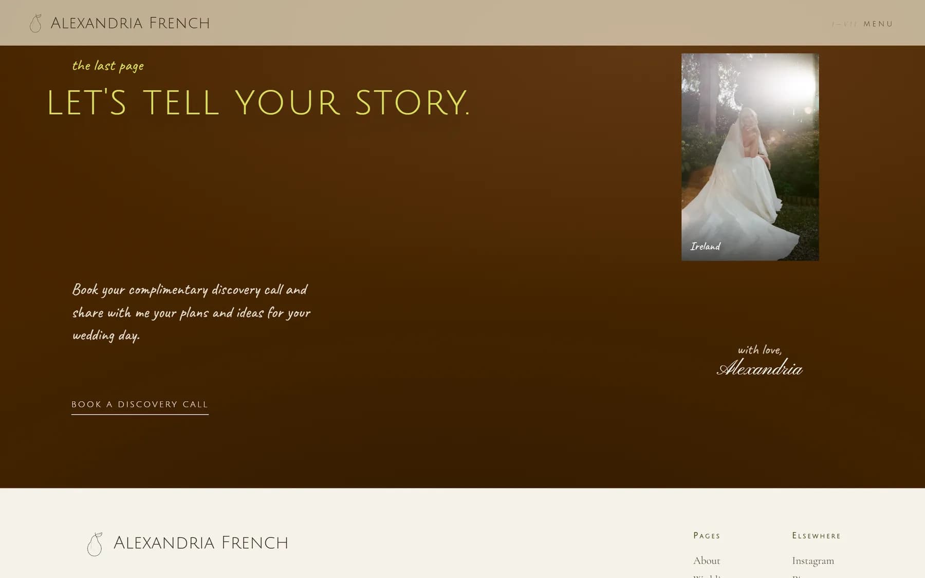 Alexandria French Photography screen 6