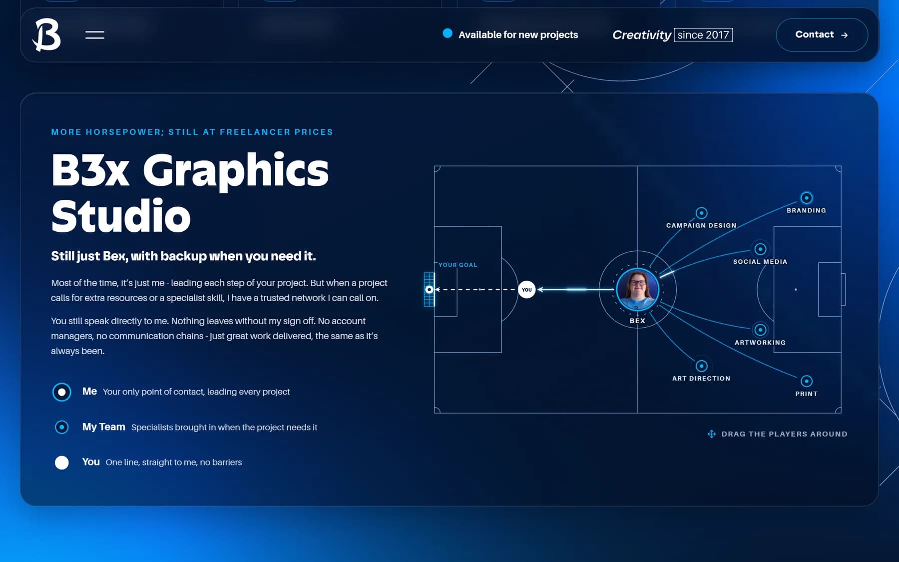 B3x Graphics Studio screen 1