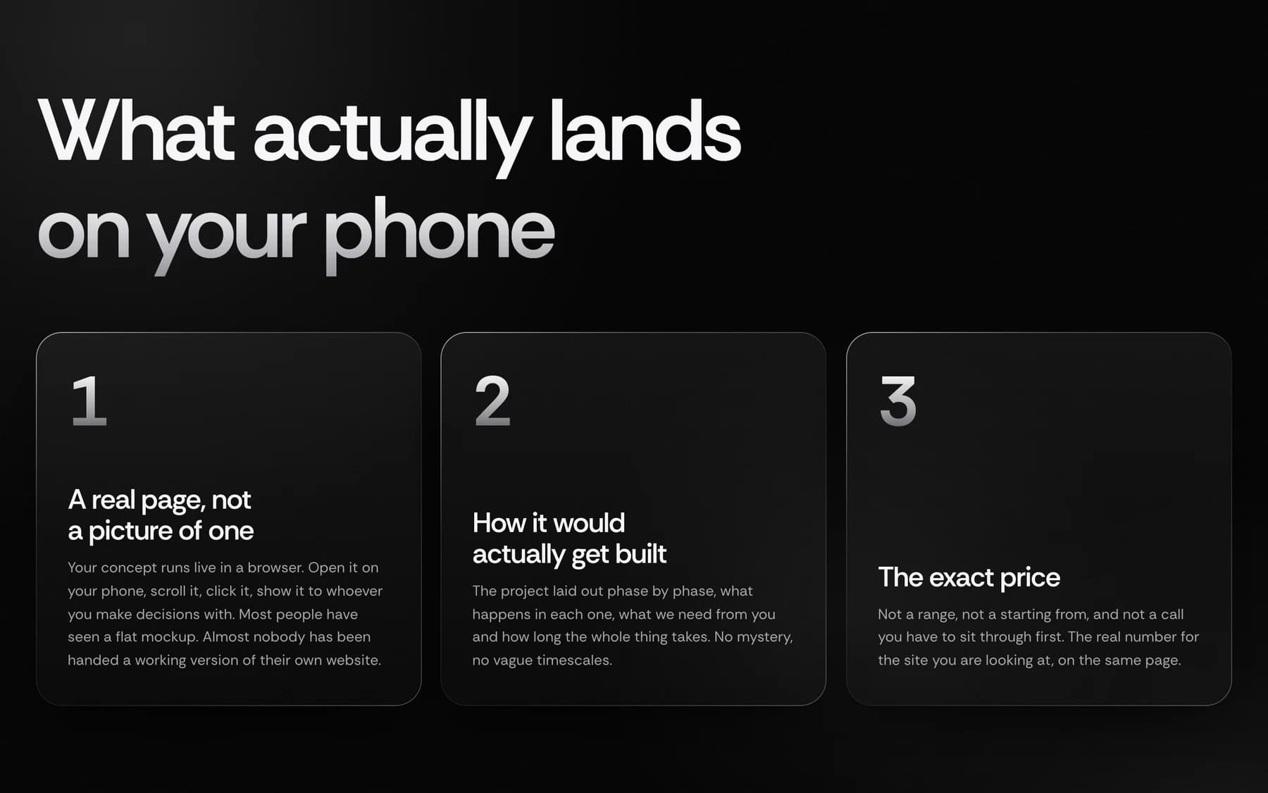 Free Website Concept screen 4