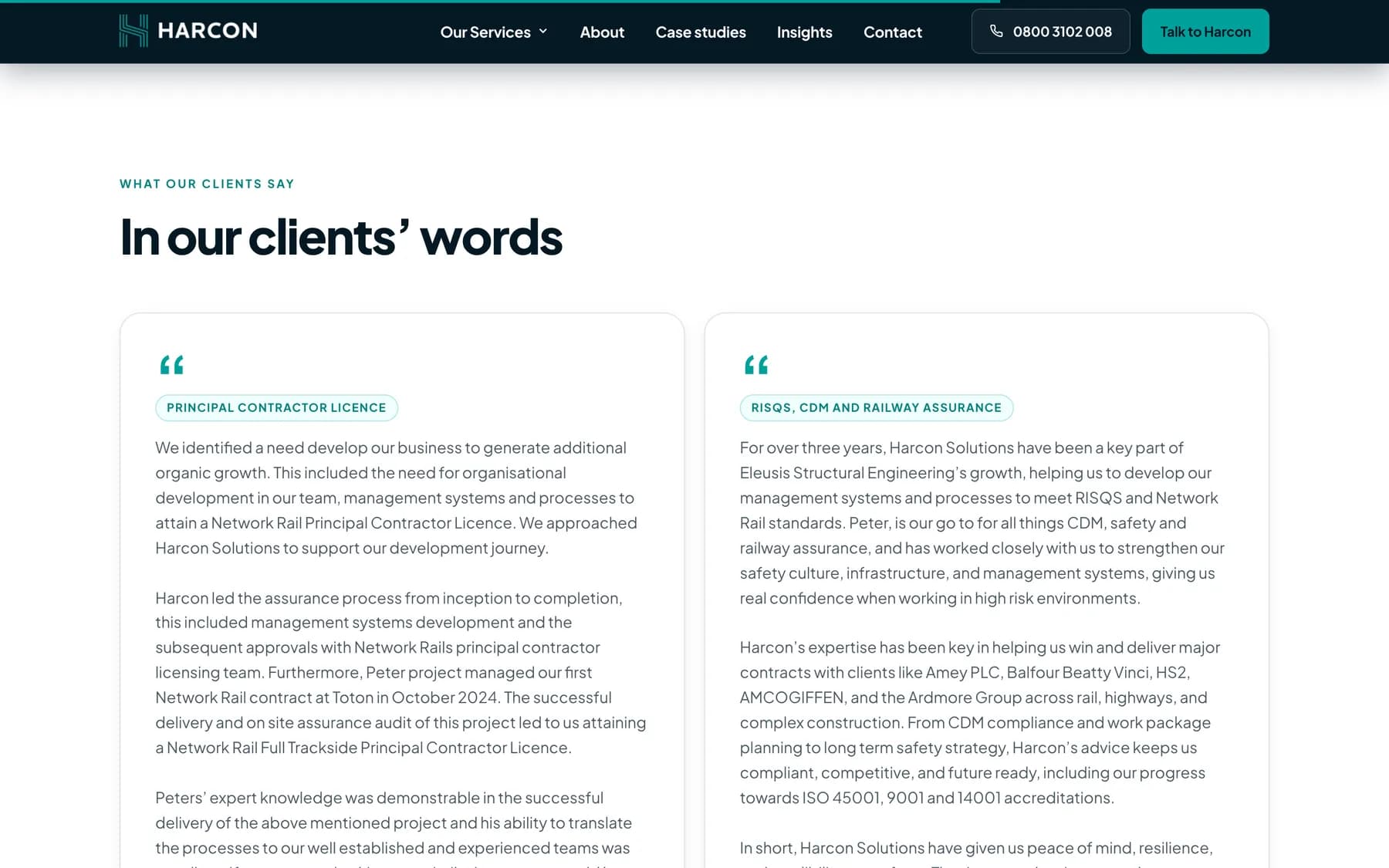 Harcon Solutions screen 5