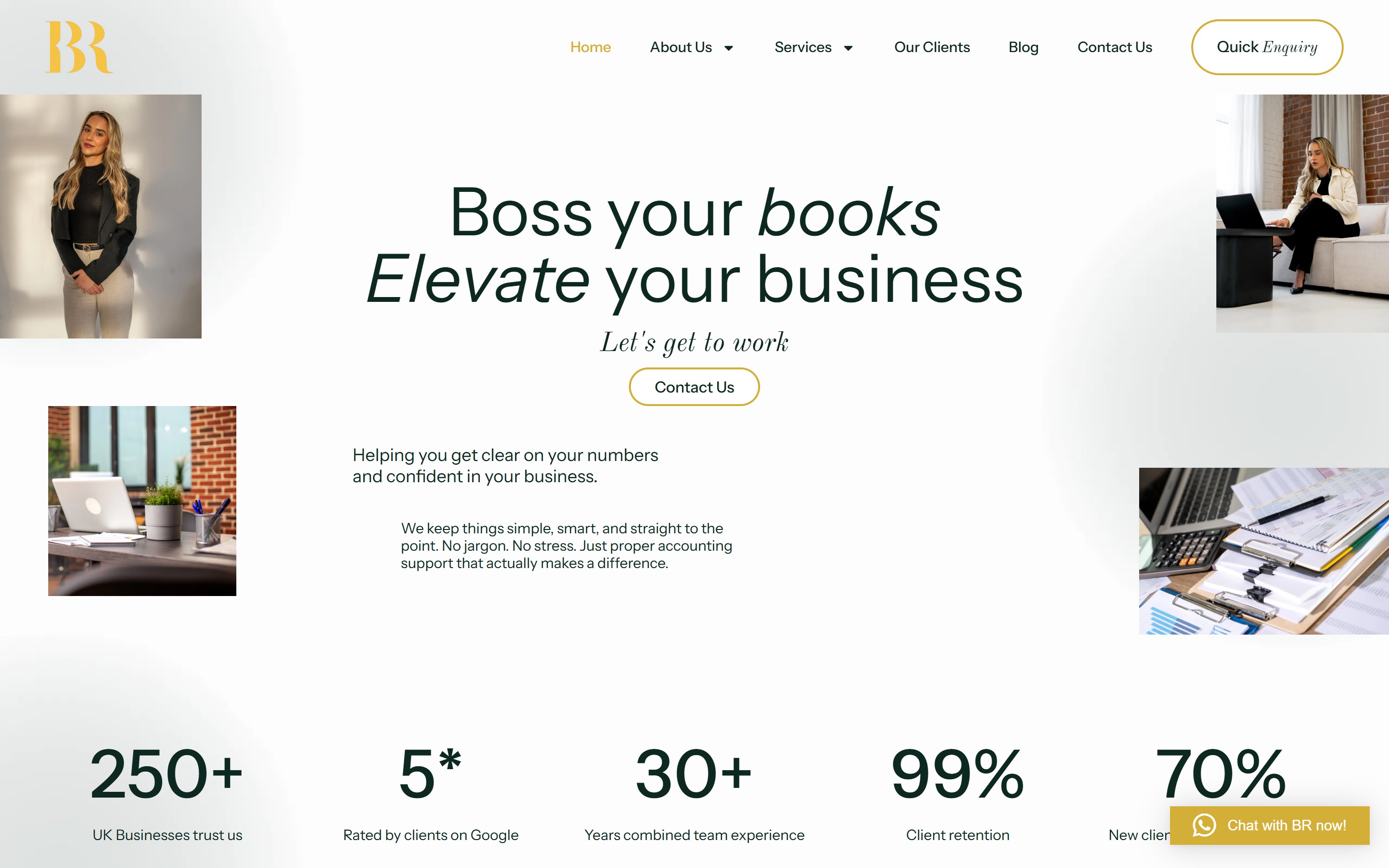 BR Accountancy — desktop