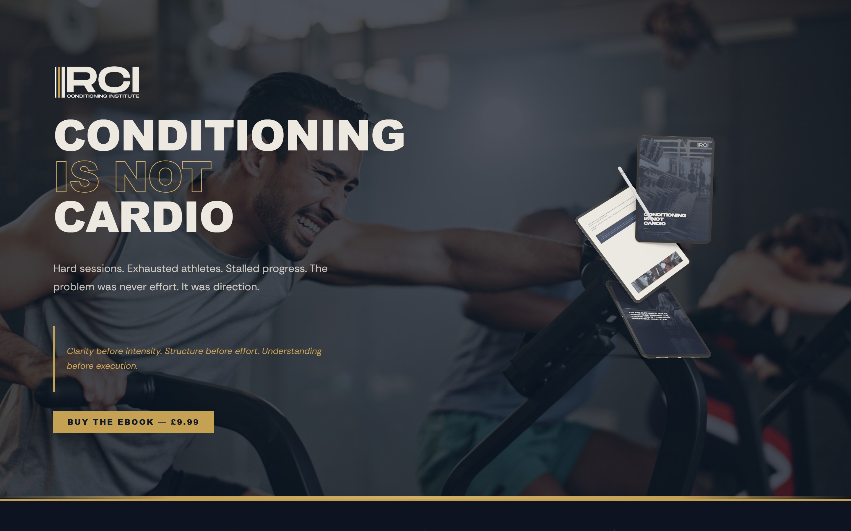Reeve Conditioning Institute — desktop