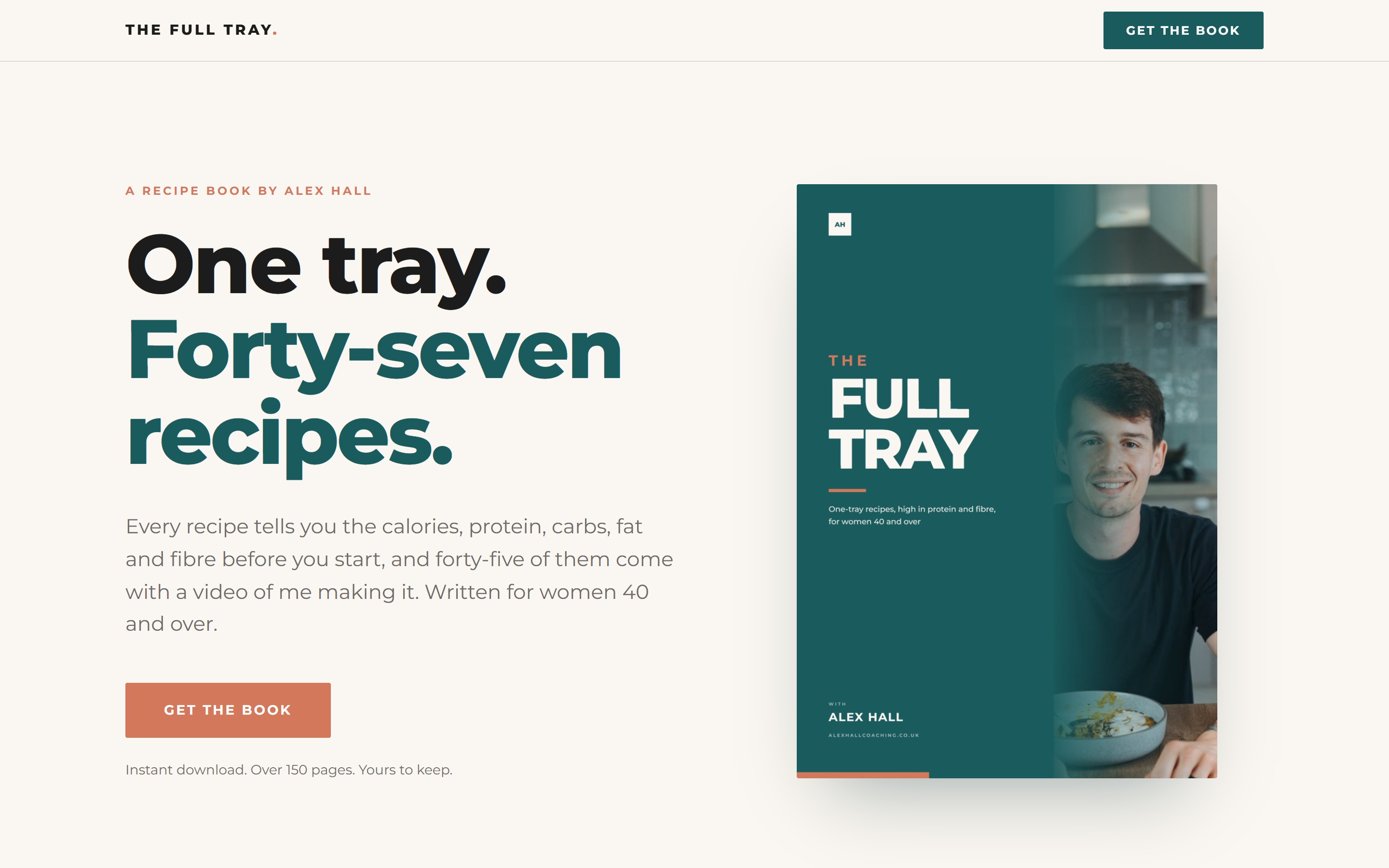The Full Tray — desktop
