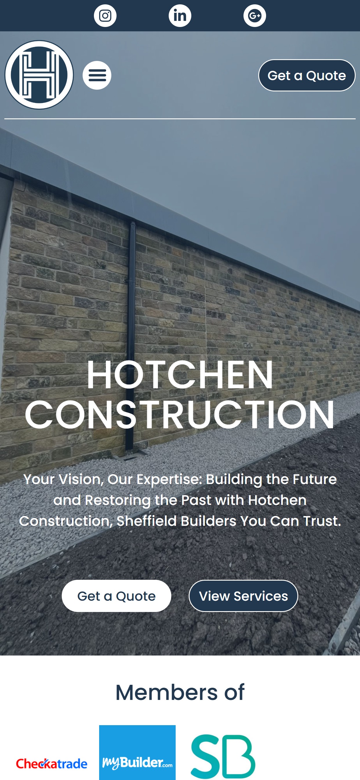 Hotchen Construction — mobile