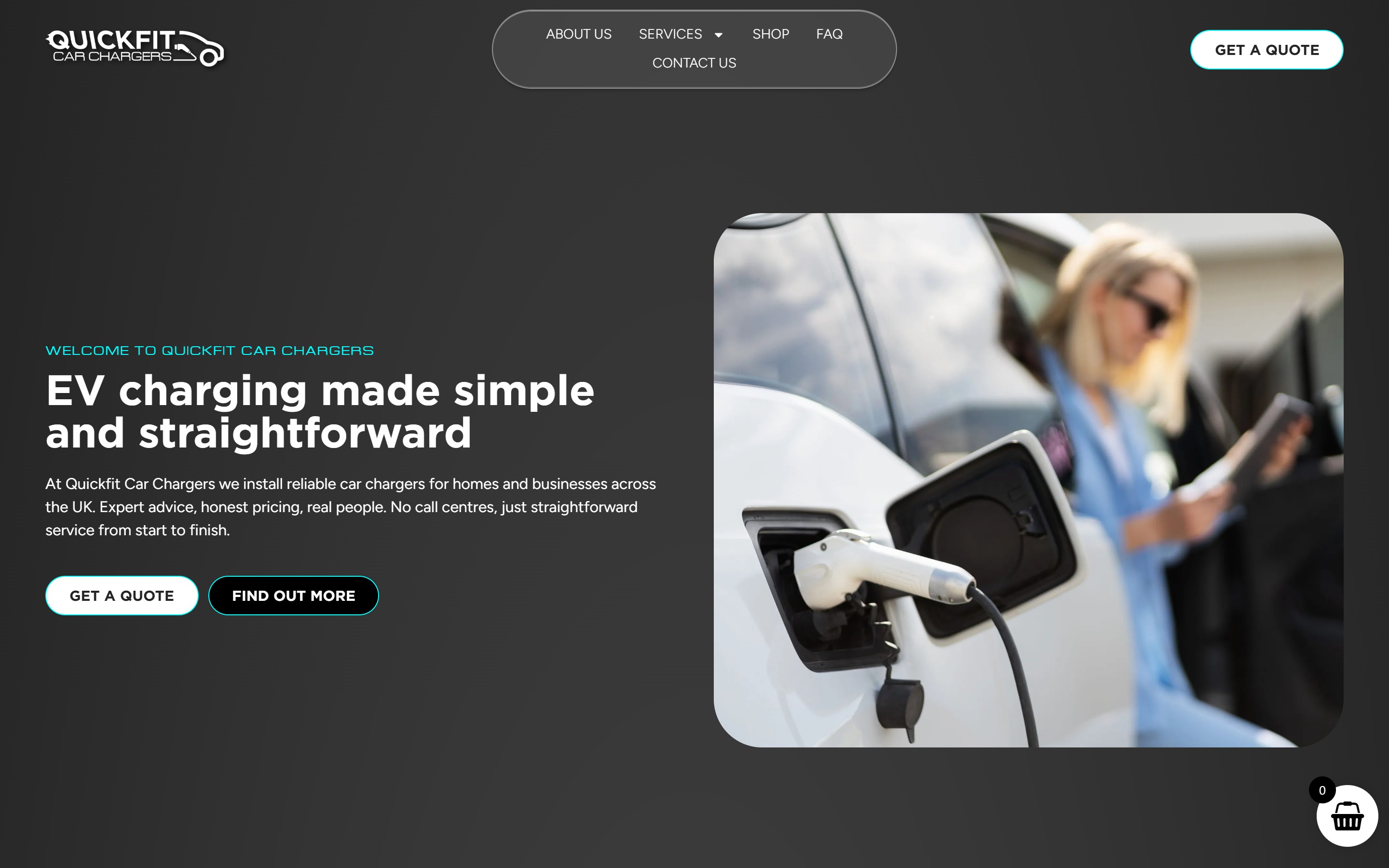 QuickFit EV — desktop