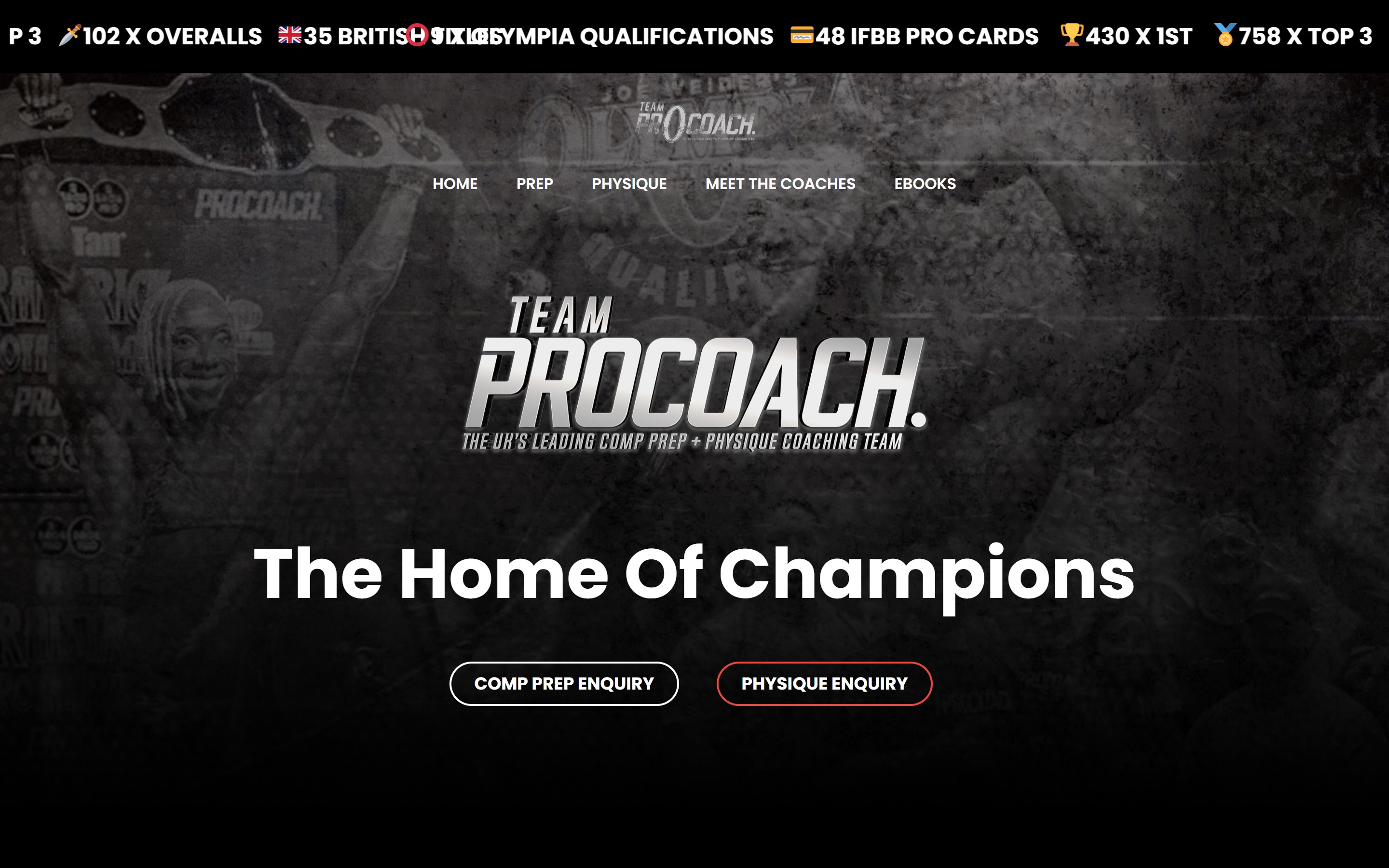 Team Procoach — desktop